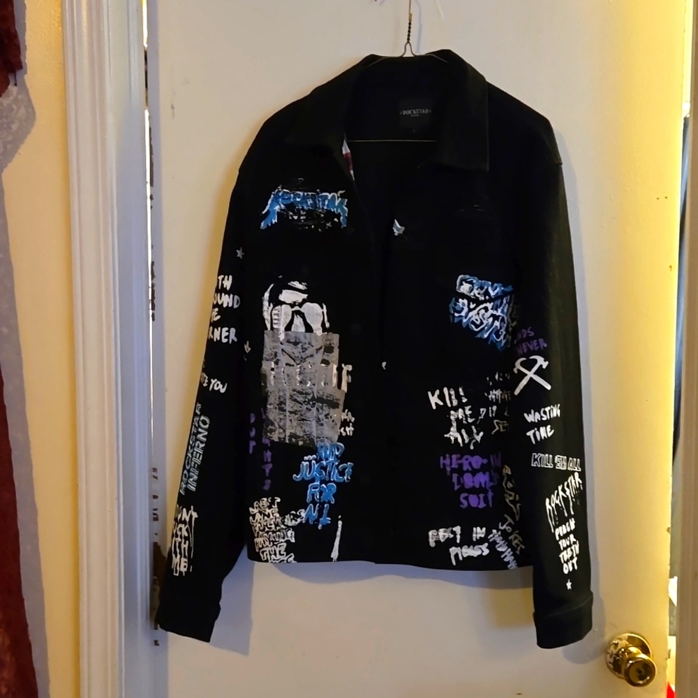 Rockstar black denim jacket